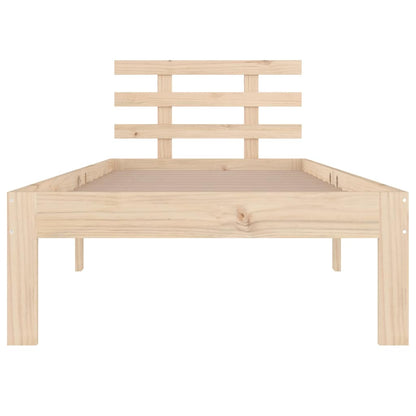 vidaXL Bed Frame without Mattress 75x190cm Small Single 4