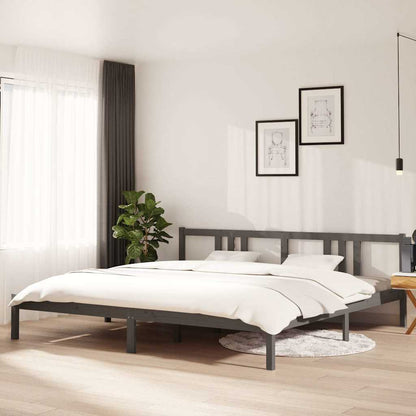 vidaXL Bed Frame without Mattress Solid Wood Length 200 cm