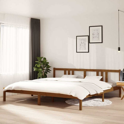 vidaXL Bed Frame without Mattress Solid Wood Length 200 cm