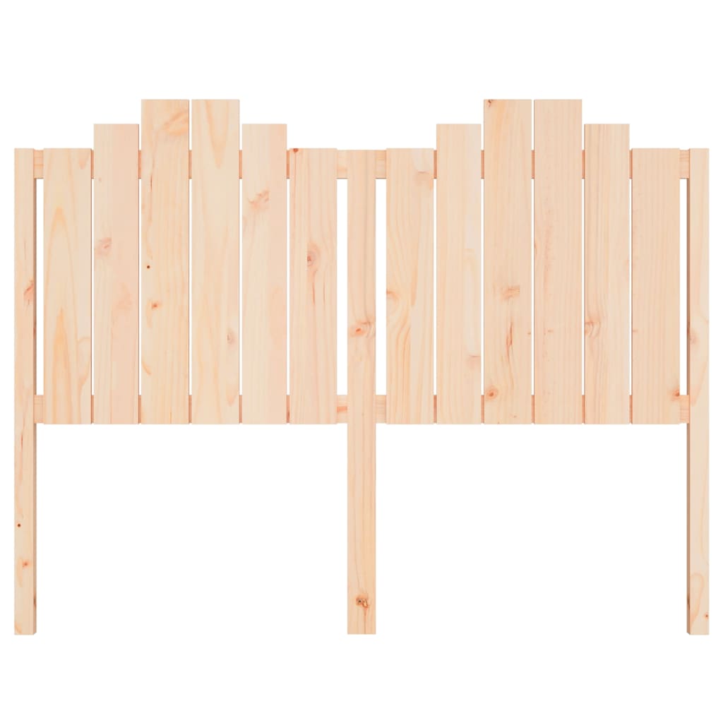 vidaXL Bed Headboard 141x4x110 cm Solid Wood Pine 4