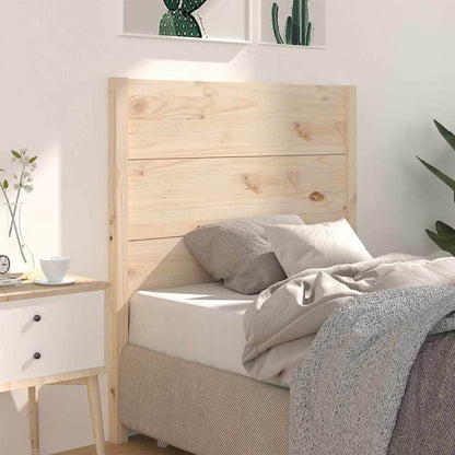 vidaXL Headboard 81x4x100 cm Solid Wood Pine Natural