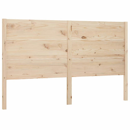 vidaXL Headboard | natural pine | Solid wood | 141 x 100 cm 2