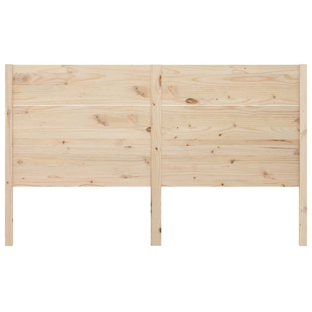 vidaXL Headboard | natural pine | Solid wood | 141 x 100 cm 3