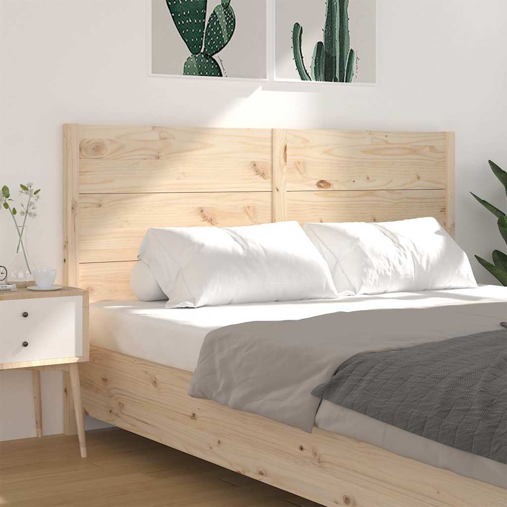 vidaXL Headboard | natural pine | Solid wood | 141 x 100 cm 4
