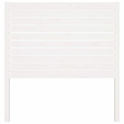 vidaXL Bed Headboard White 96x4x100 cm Solid Wood Pine 3