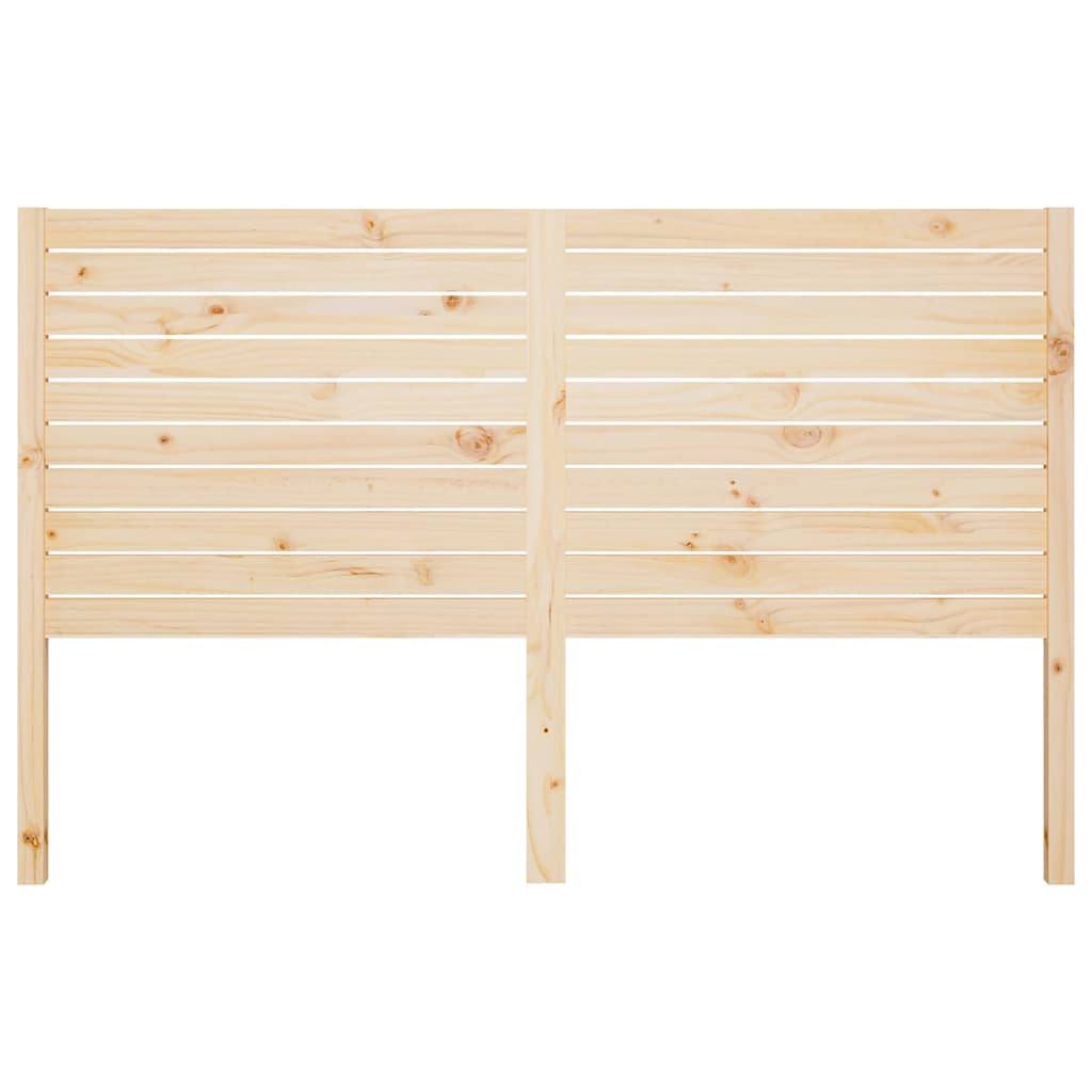 vidaXL Bed Headboard 141x4x100 cm Solid Wood Pine 3