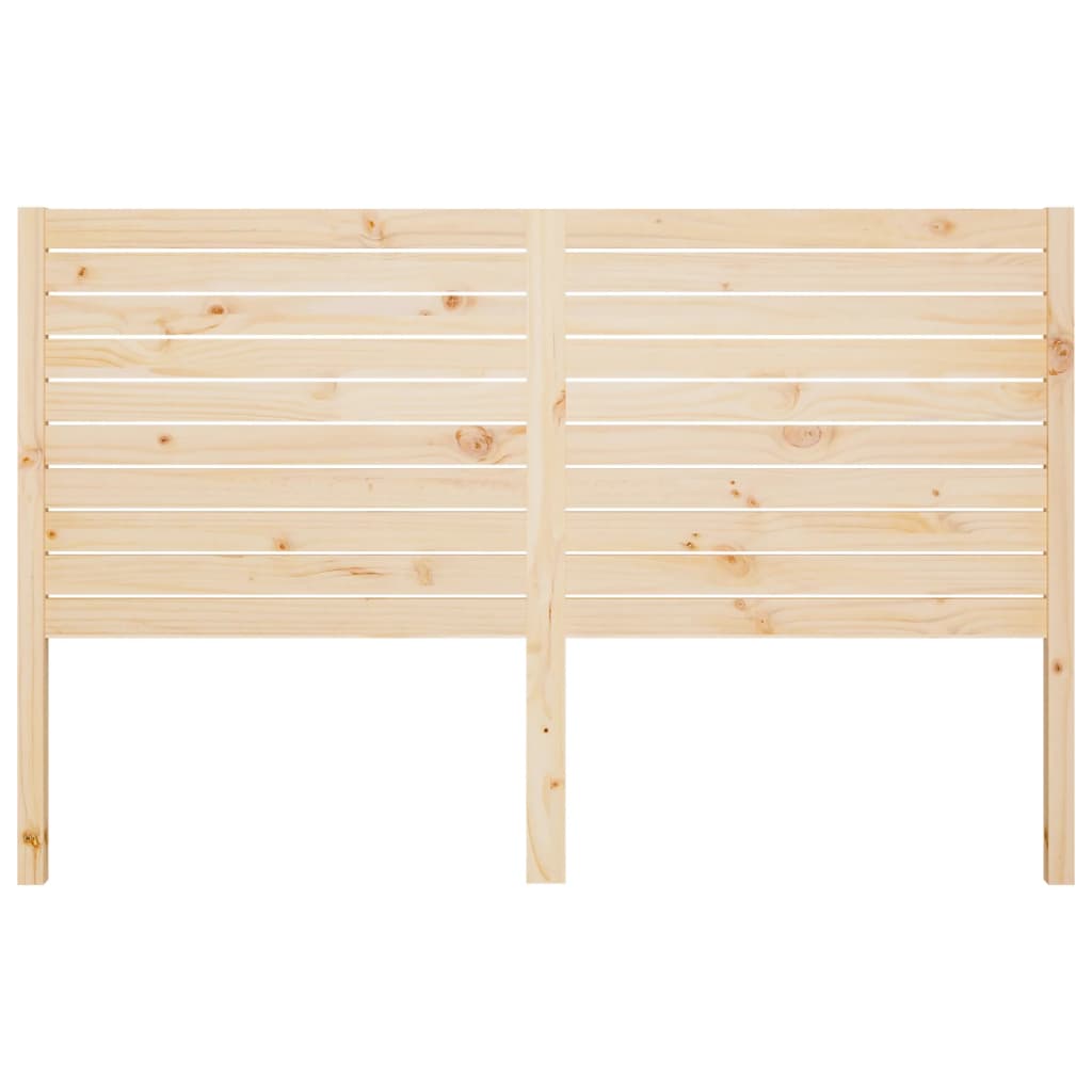 vidaXL Bed Headboard 146x4x100 cm Solid Wood Pine 3