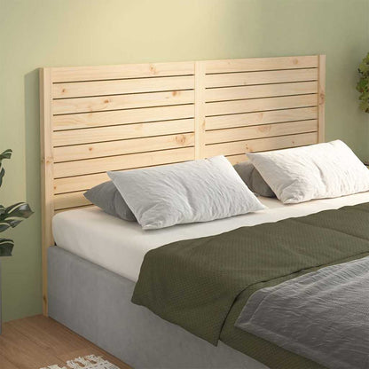 vidaXL Bed Headboard 146x4x100 cm Solid Wood Pine 4