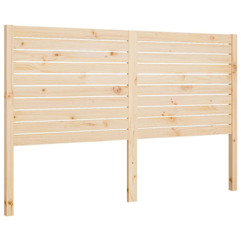 vidaXL Bed Headboard | Natural Wood | Solid Pine Wood | 206x100 cm 2