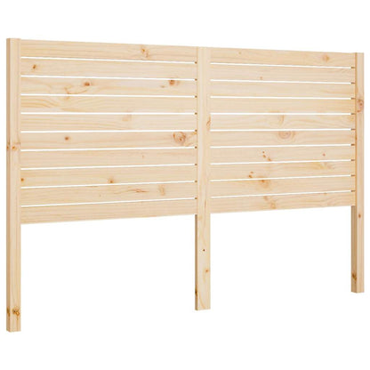 vidaXL Bed Headboard | Natural Wood | Solid Pine Wood | 206x100 cm 2