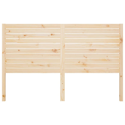 vidaXL Bed Headboard | Natural Wood | Solid Pine Wood | 206x100 cm 3