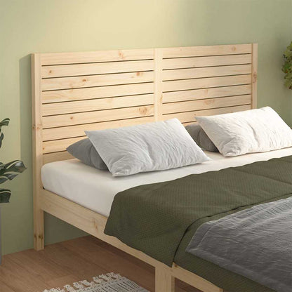 vidaXL Bed Headboard | Natural Wood | Solid Pine Wood | 206x100 cm 1