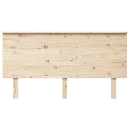 vidaXL Bed Headboard 154x6x82.5 cm Solid Wood Pine 3