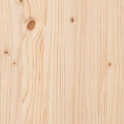vidaXL Bed Headboard 154x6x82.5 cm Solid Wood Pine 5