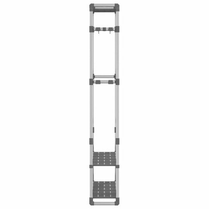 vidaXL 3-Tier Clothes Rack Silver 59x29x192 cm Aluminium 4