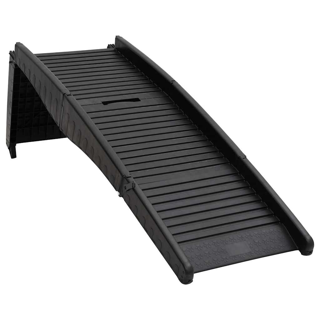 vidaXL Dog Ramp | Black | Plastic | Folding | Foldable | Dog Ramp | Rectangular 5
