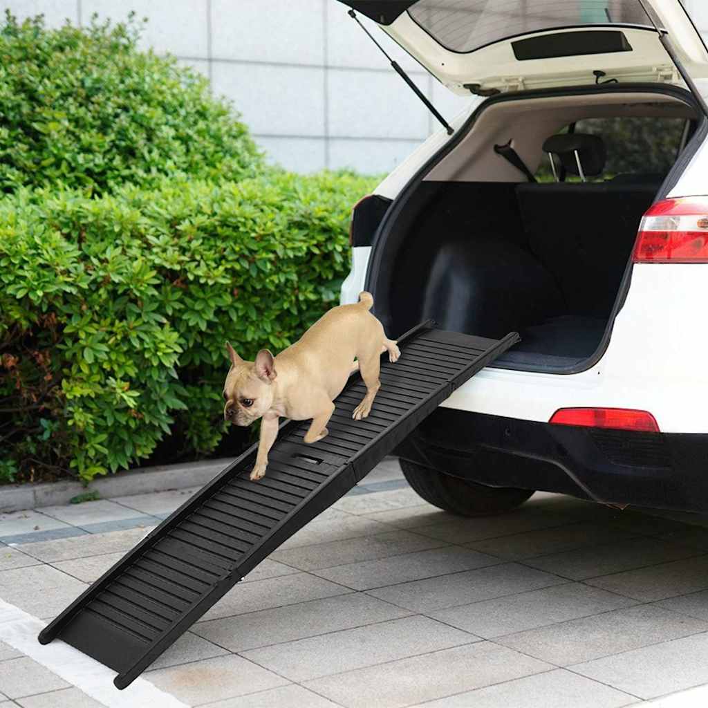 vidaXL Dog Ramp | Black | Plastic | Folding | Foldable | Dog Ramp | Rectangular 1