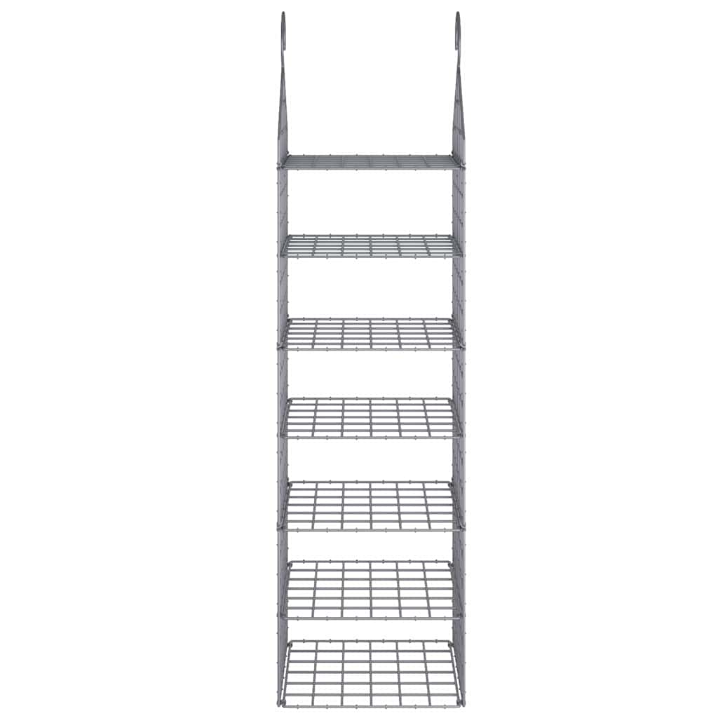 vidaXL Hanging Closet Organiser | Grey | PP (Polypropylene), PE (Polyethylene) 4