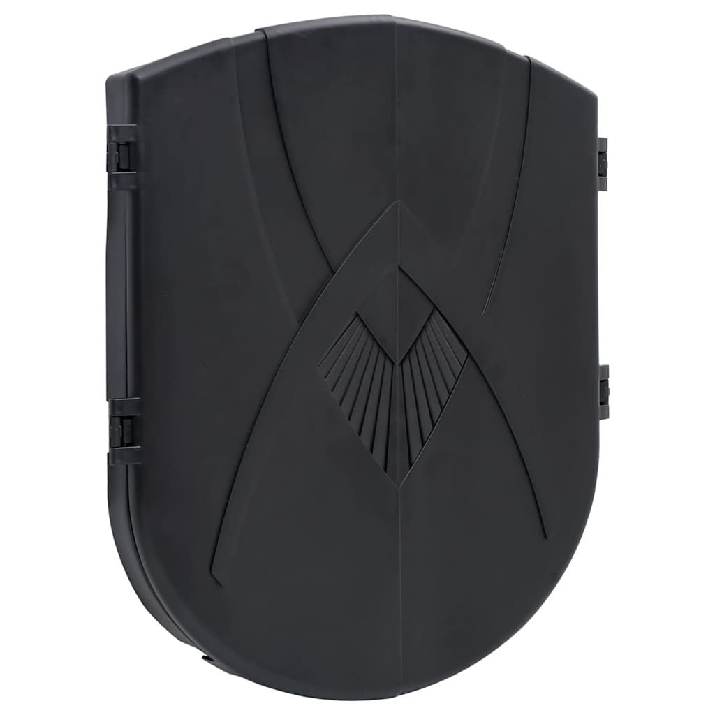 vidaXL Electric Dartboard with Darts Black Polypropylene 1