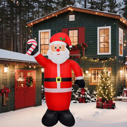 vidaXL Christmas Inflatable Santa Claus with LEDs 240 cm 2