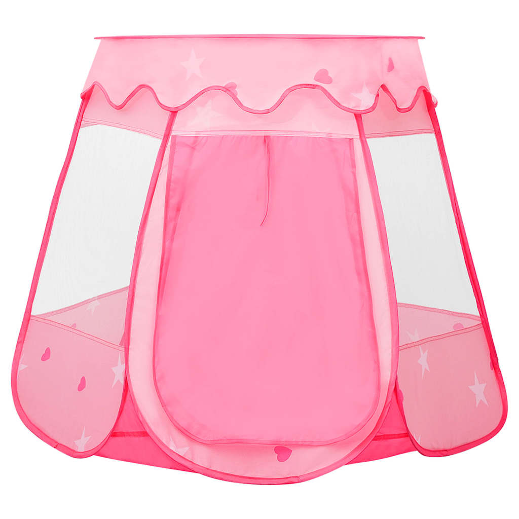 vidaXL Children Play Tent with 250 Balls Pink 102x102x82 cm 5