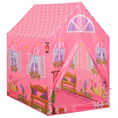 vidaXL Children Play Tent with 250 Balls Pink 69x94x104 cm 4