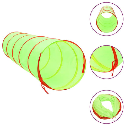vidaXL Children Play Tunnel with 250 Balls Green 175 cm Polyester 3