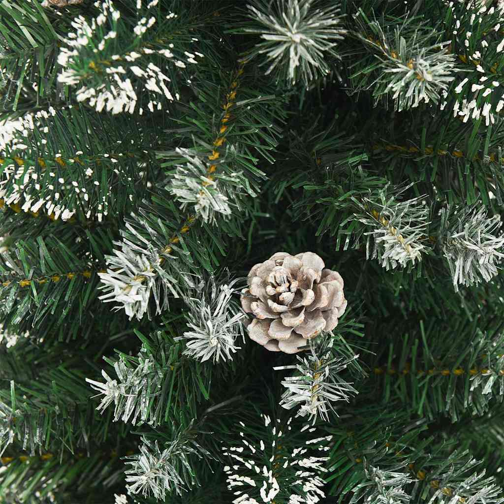 vidaXL Artificial Slim Christmas Tree with Stand 180 cm PVC 6