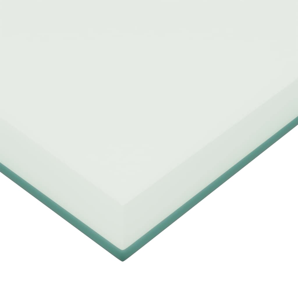 vidaXL Table Top Transparent 50x100 cm Tempered Glass 4