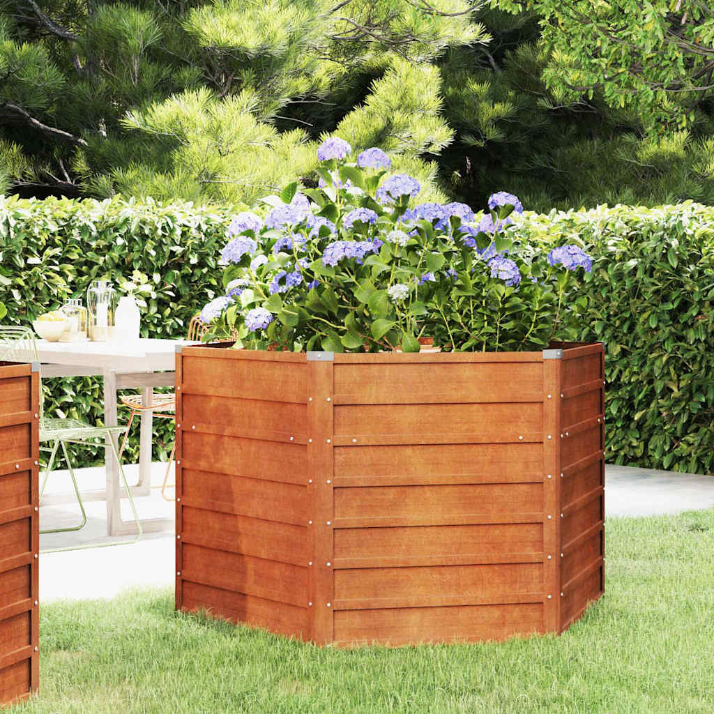 vidaXL Garden Raised Bed | Rusty | Corten steel | Large | Tough 1