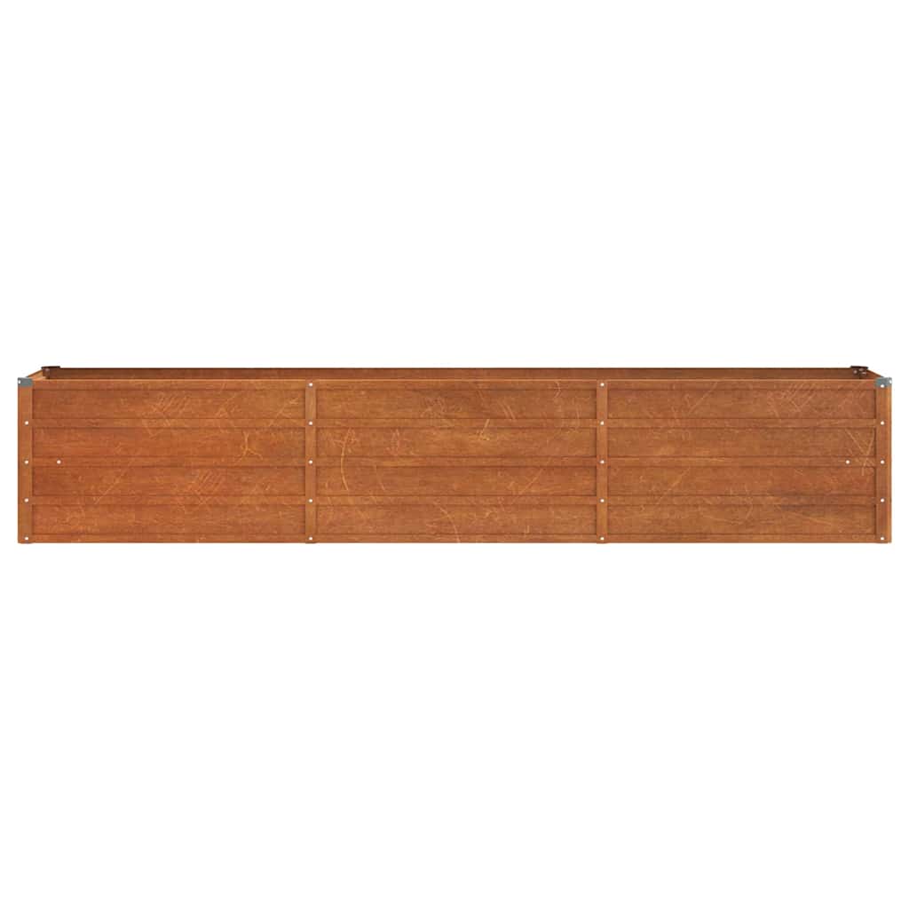 vidaXL Garden Raised Bed Rusty 240x40x45 cm Corten Steel 4