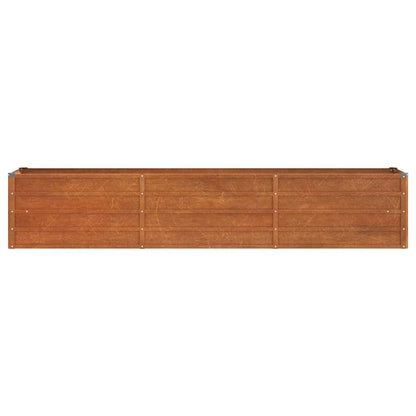 vidaXL Garden Raised Bed Rusty 240x40x45 cm Corten Steel 4