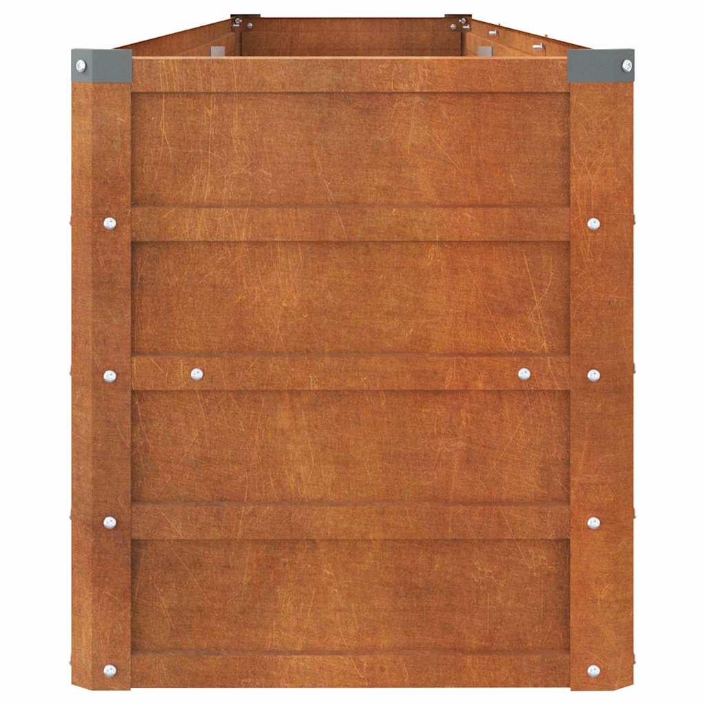 vidaXL Garden Raised Bed Rusty 240x40x45 cm Corten Steel 5