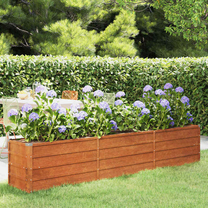 vidaXL Garden Raised Bed Rusty 240x40x45 cm Corten Steel 1