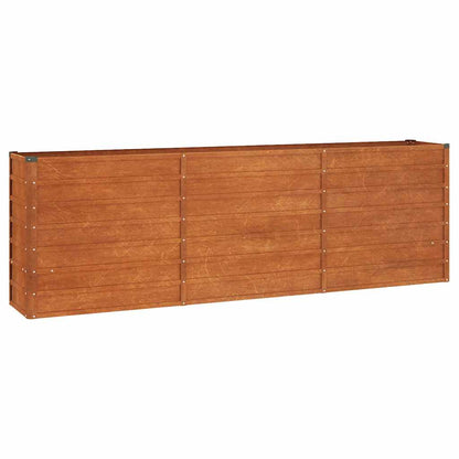 vidaXL Garden Raised Bed | Rusty | Corten steel | Large | Durable 2