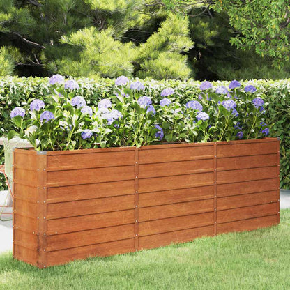 vidaXL Garden Raised Bed | Rusty | Corten steel | Large | Durable 1