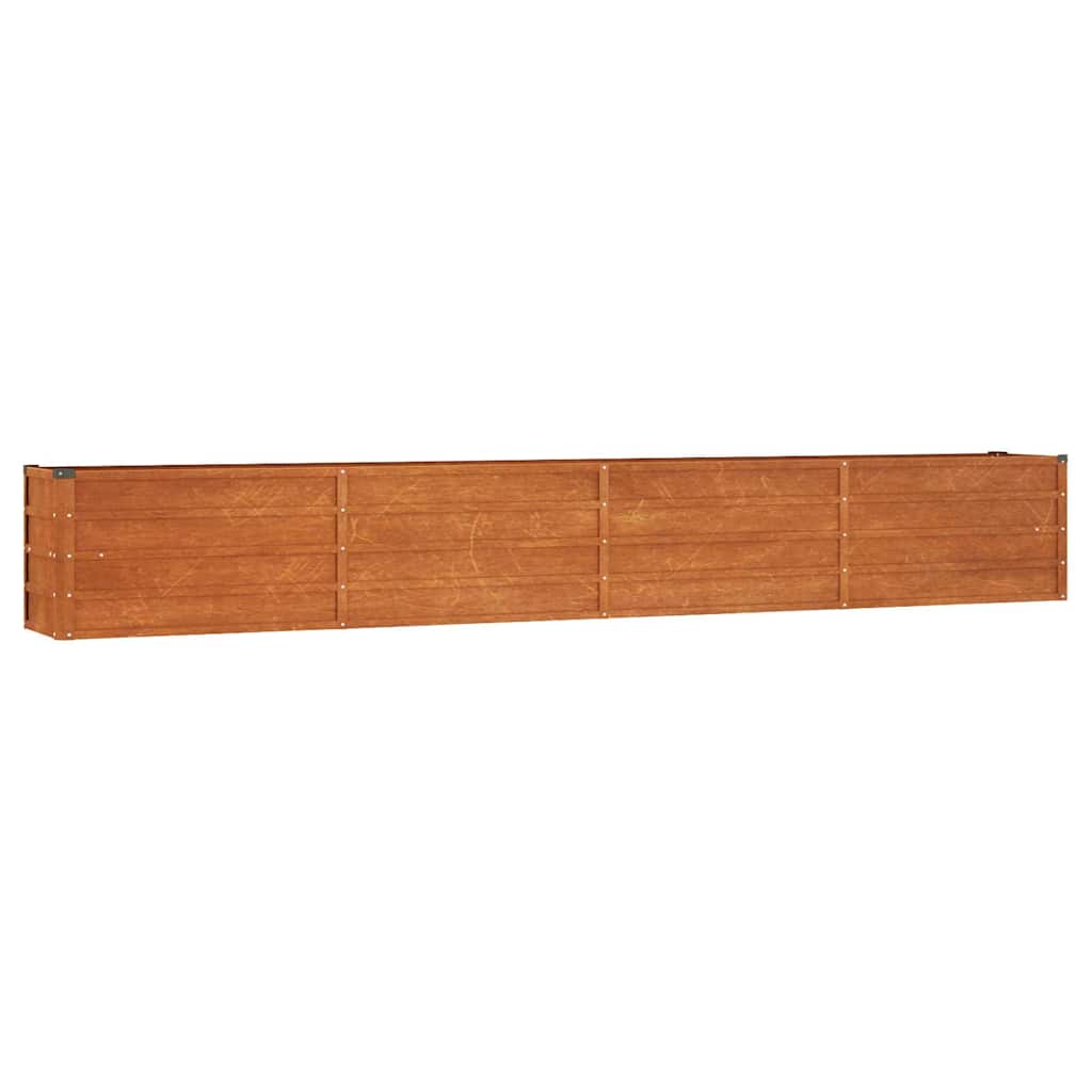 vidaXL Garden Raised Bed Rusty 320x40x45 cm Corten Steel 2