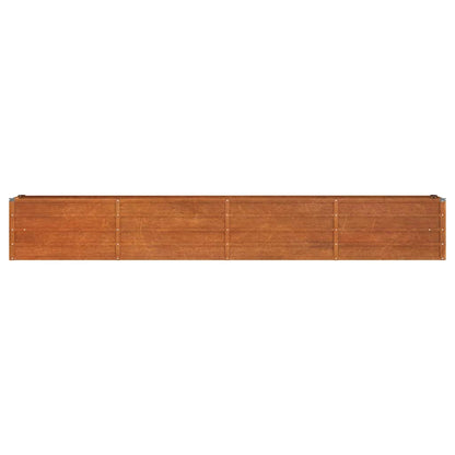 vidaXL Garden Raised Bed Rusty 320x40x45 cm Corten Steel 4