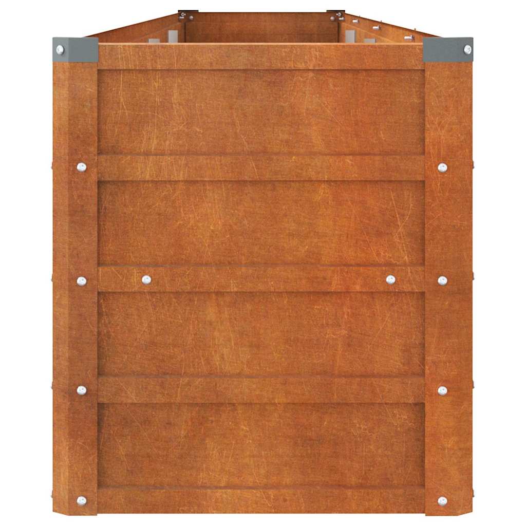 vidaXL Garden Raised Bed Rusty 320x40x45 cm Corten Steel 5