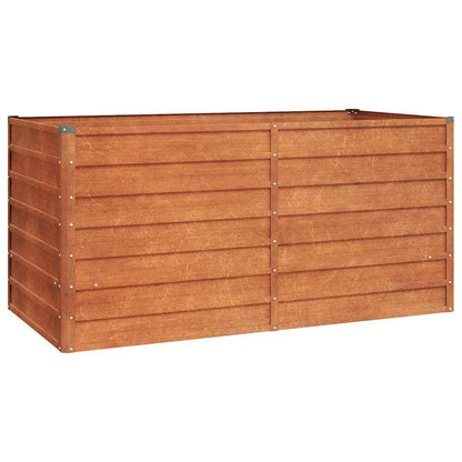 vidaXL Garden Raised Bed | Brown | Corten Steel | Large | Sturdy 2