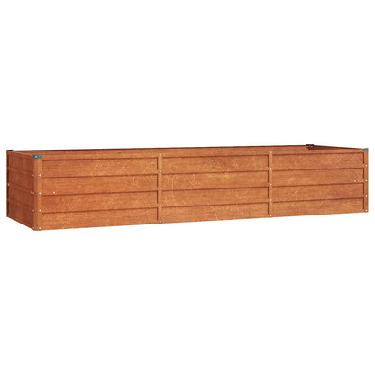 vidaXL Garden Raised Bed Rusty 240x80x45 cm Corten Steel 2