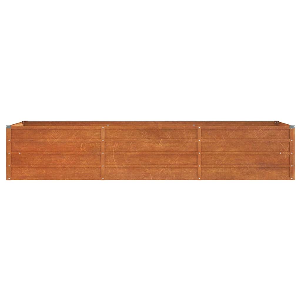 vidaXL Garden Raised Bed Rusty 240x80x45 cm Corten Steel 4