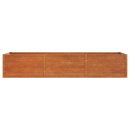 vidaXL Garden Raised Bed Rusty 240x80x45 cm Corten Steel 4