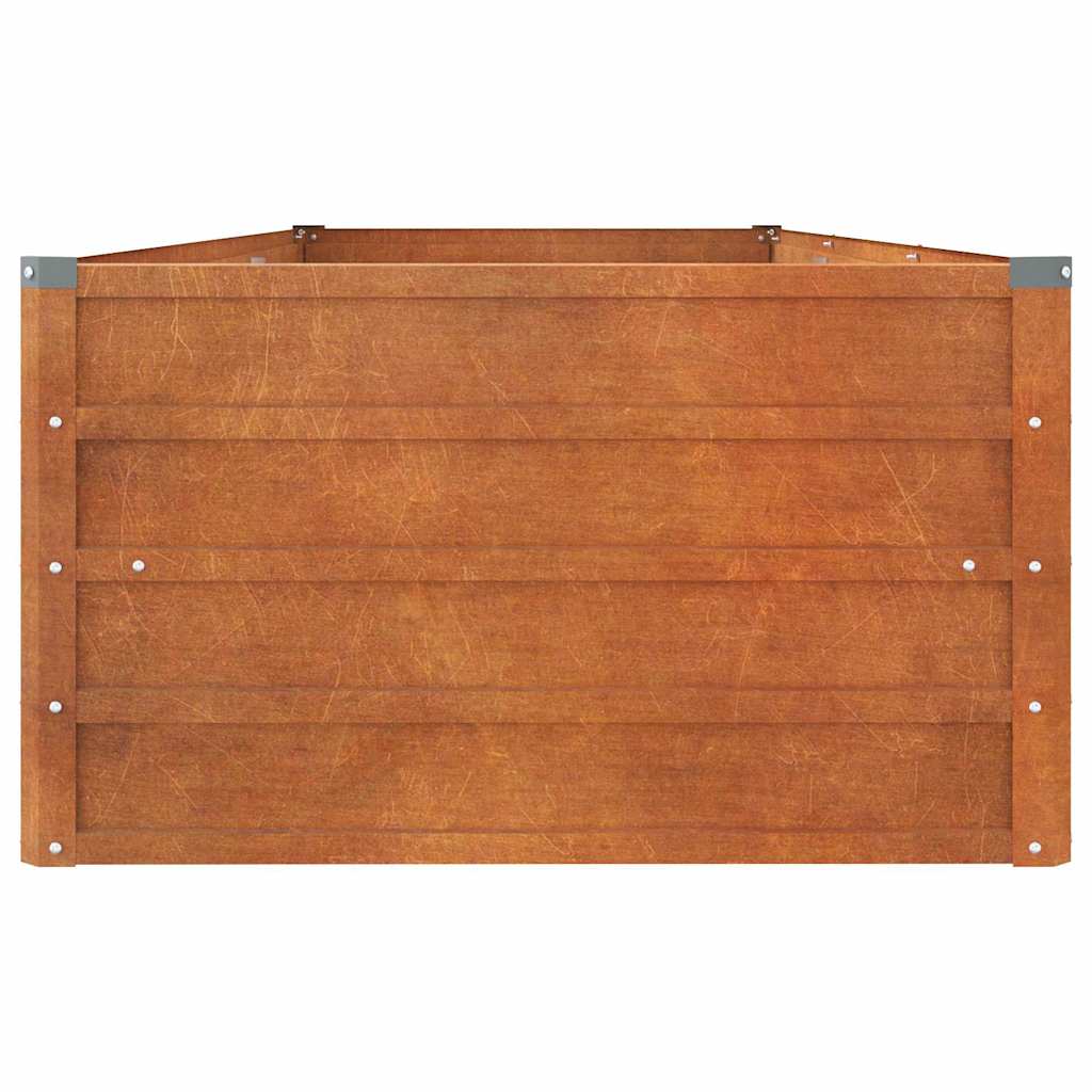 vidaXL Garden Raised Bed Rusty 240x80x45 cm Corten Steel 5