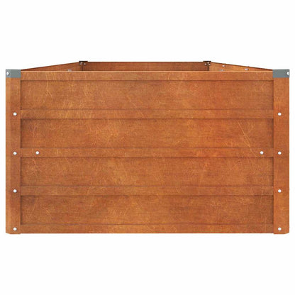 vidaXL Garden Raised Bed Rusty 240x80x45 cm Corten Steel 5