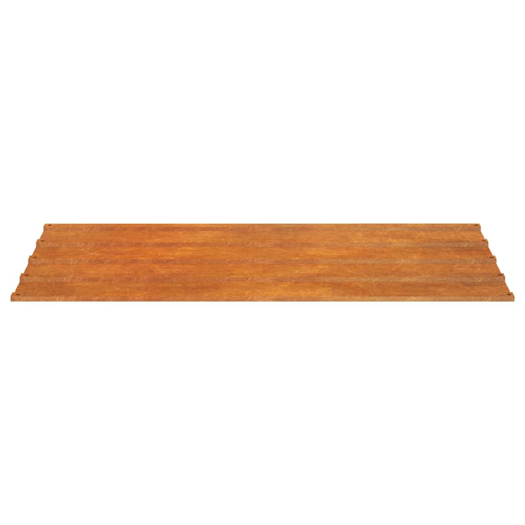 vidaXL Roof Panels 12 pcs Rusty 80x44 cm Corten Steel 5