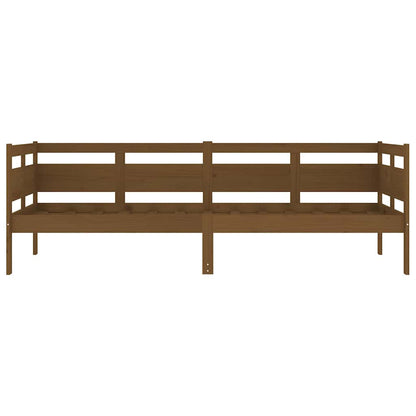 vidaXL Day Bed without Mattress Honey Brown Solid Wood Pine 80x200 cm 6