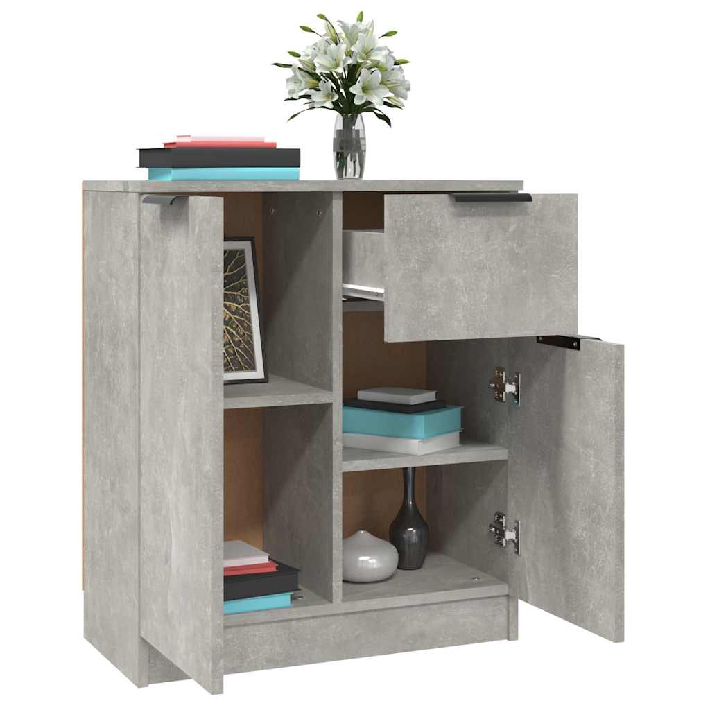 vidaXL Sideboard Concrete Grey 60x30x70 cm Engineered Wood 5