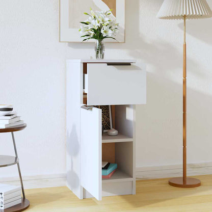 vidaXL Sideboard White 30x30x70 cm Engineered Wood 3