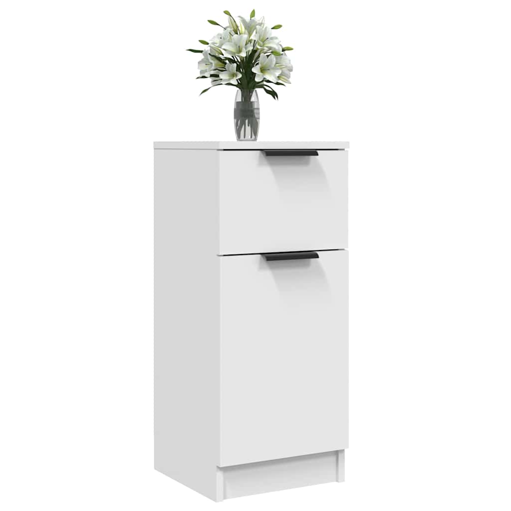 Sideboard 30x30x70 cm Engineered Wood White 1